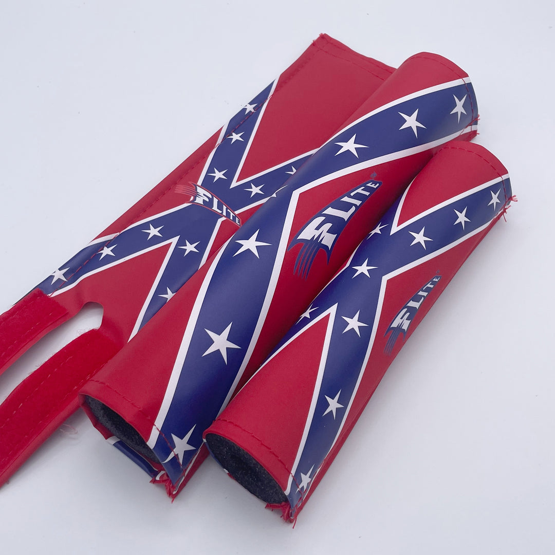 General Lee 3 piece BMX pad set made by FliteBMX