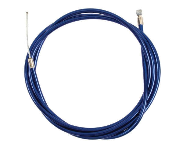 MCS LIGHTNING BRAKE CABLE in Blue Chrome sold by Flite BMX The wire is 65 inches long and the housing is 60 inches long