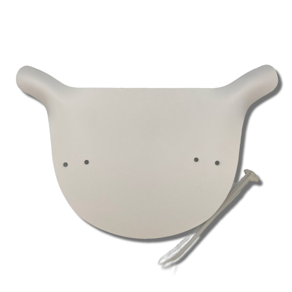 DIY numberplate by FliteBMX Flite BMX White plastic comes with 4 zip ties