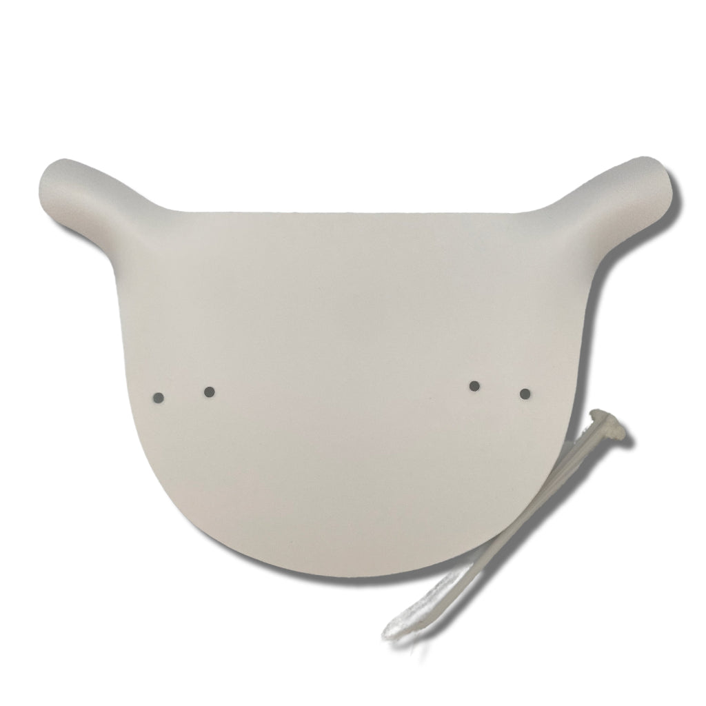 DIY numberplate by FliteBMX Flite BMX White plastic comes with 4 zip ties