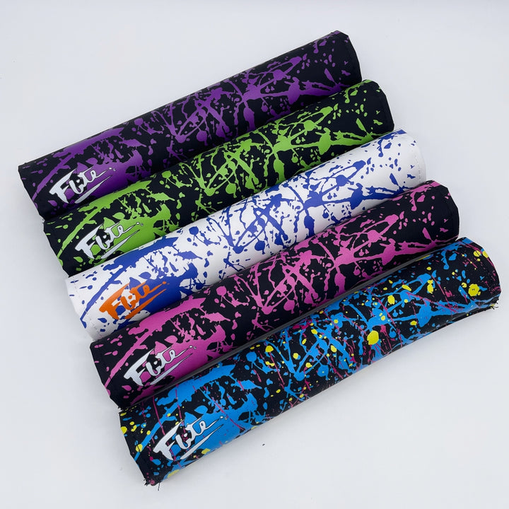 80's, 90's splatter bmx pad sets, GT, Dyno, Haro, Mongoose