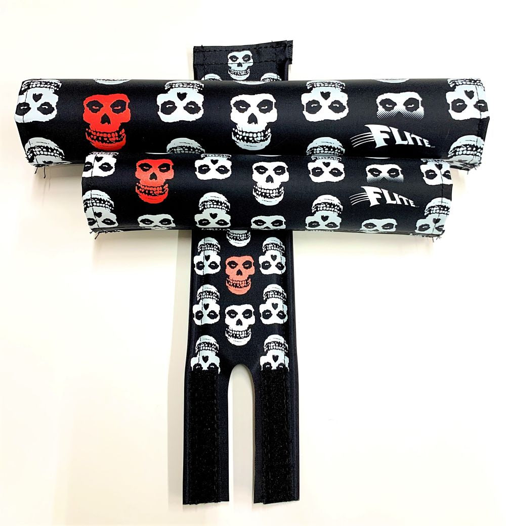 ＢＭＸ ハンドルパット　ステムパット　グリップ　３点セット　80s デッド Flite Fright BMX Pad Set – Flite BMX