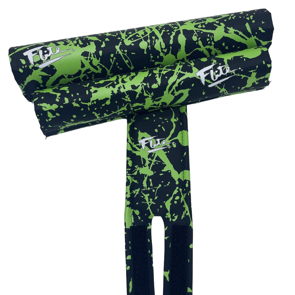 Splatter Paint BMX Pad set by Flite for extra wide handlebars cruisers Flite BMX