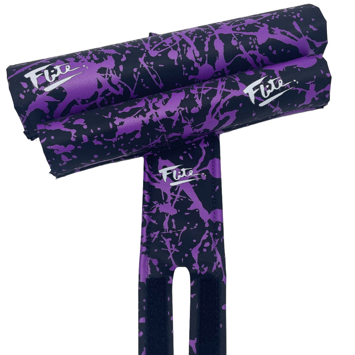 Splatter Paint BMX Pad set by Flite for extra wide handlebars cruisers Flite BMX