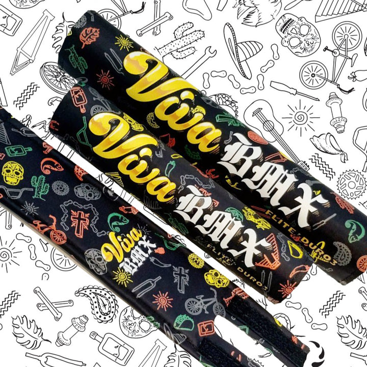 Viva BMX Mexico Pad Set with background 