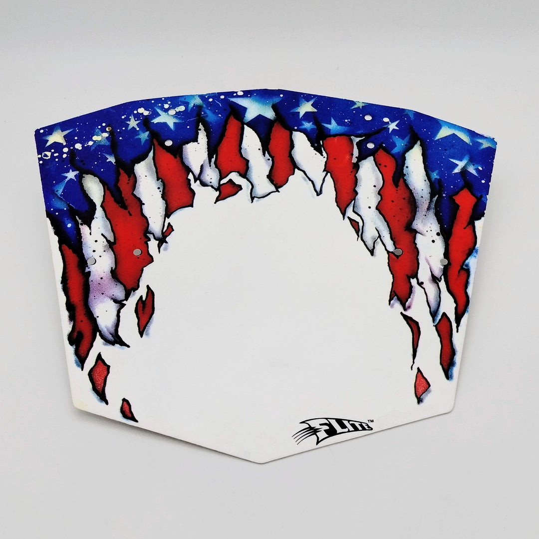 NOS Shredded Flag Numberplate