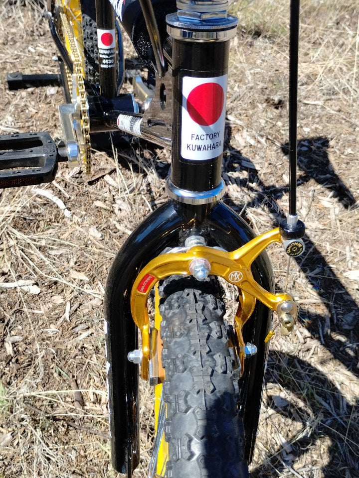 close up of kuwahara badge