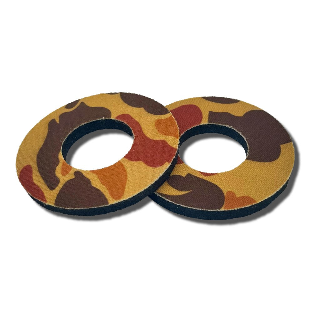 brown autumn camo grip donuts for bmx or mx
