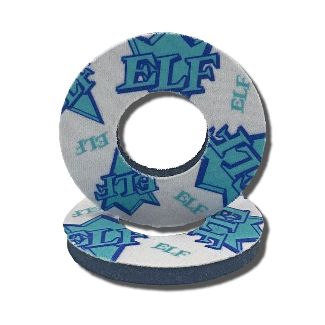 ELF BMX neoprene donuts white blue and light blue 