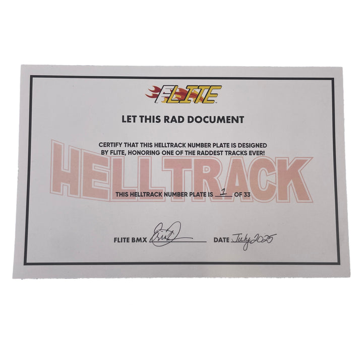 Helltrack Rad Document Certificate 