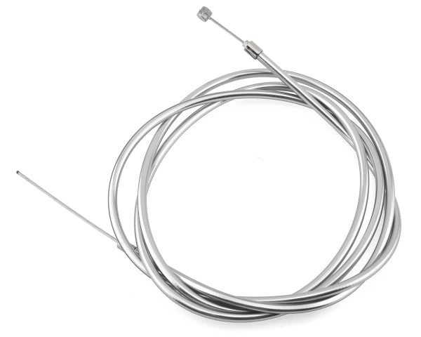 MCS LIGHTNING BRAKE CABLE in Chrome sold by Flite BMX The wire is 65 inches long and the housing is 60 inches long