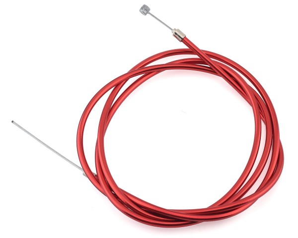 MCS Lightning Brake Cable in Red Chrome 65" long sold by Flite BMX