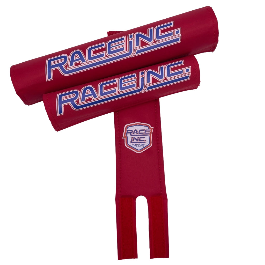 Race Inc Bmx Pad Padset Red - Frame, Handlebar, Stem Pads