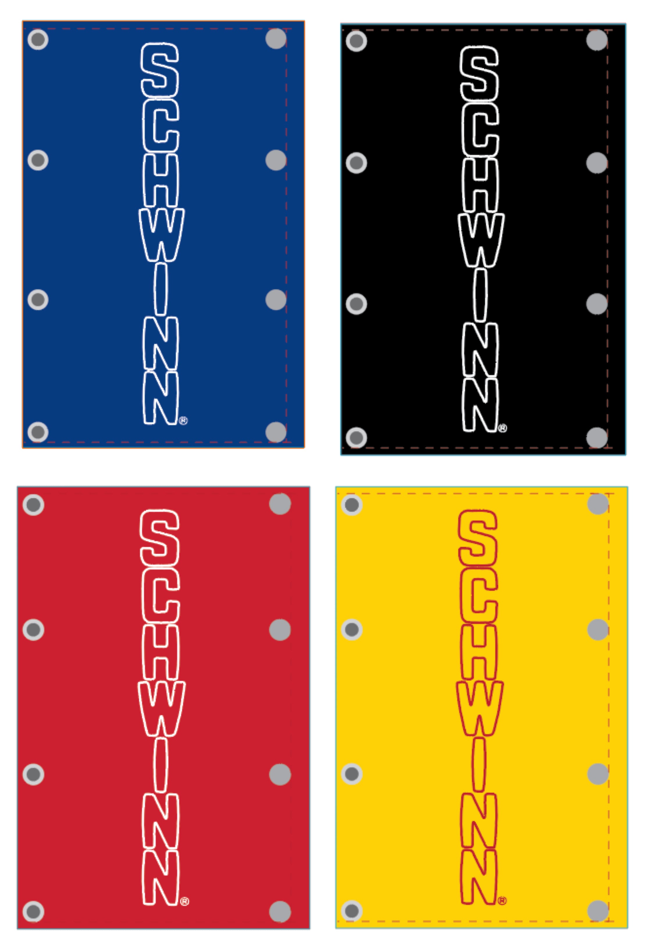 VINTAGE Schwinn フレーム ステム ハンドル パッド 3点セット Schwinn Frame Pad – Flite BMX