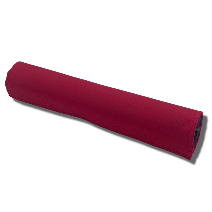 Textured Nylon Solid Red BMX frame pad by FliteBMX multiple top tube diameters available