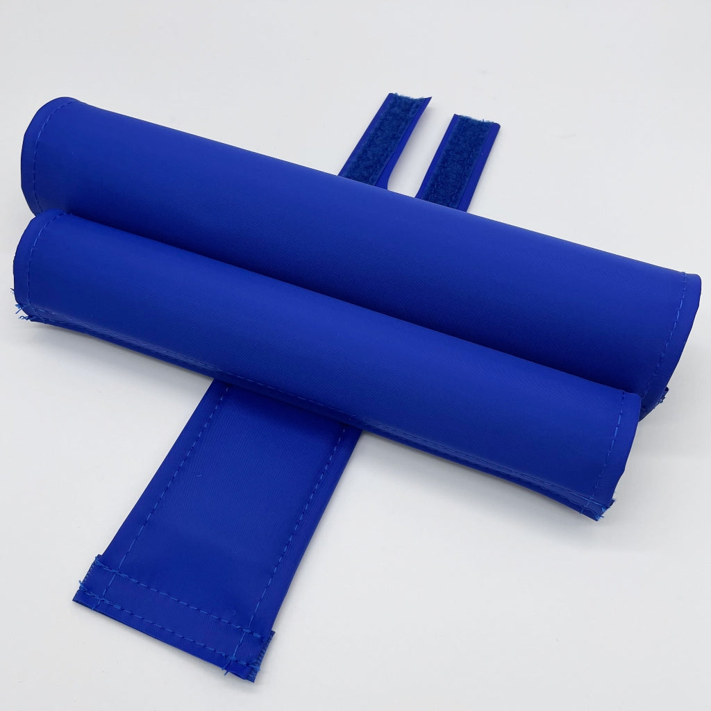 Flite 80's Logo BMX Pad Set (Blue) (Wide Bar) - Dan's Comp Flite 80's Logo BMX Pad Set (Blue) (Wide Bar) - Dan's Comp