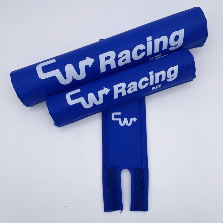 CW Racing BMX padsets by Flite pad set frame bar stem original artwork blue white