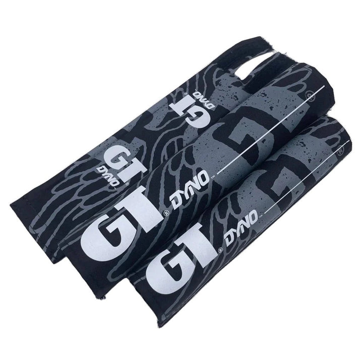 GT Dyno 1989-1991 BMX Pad Sets by Flite Blue white 3 piece set frame pad bar pad stem pad black grey