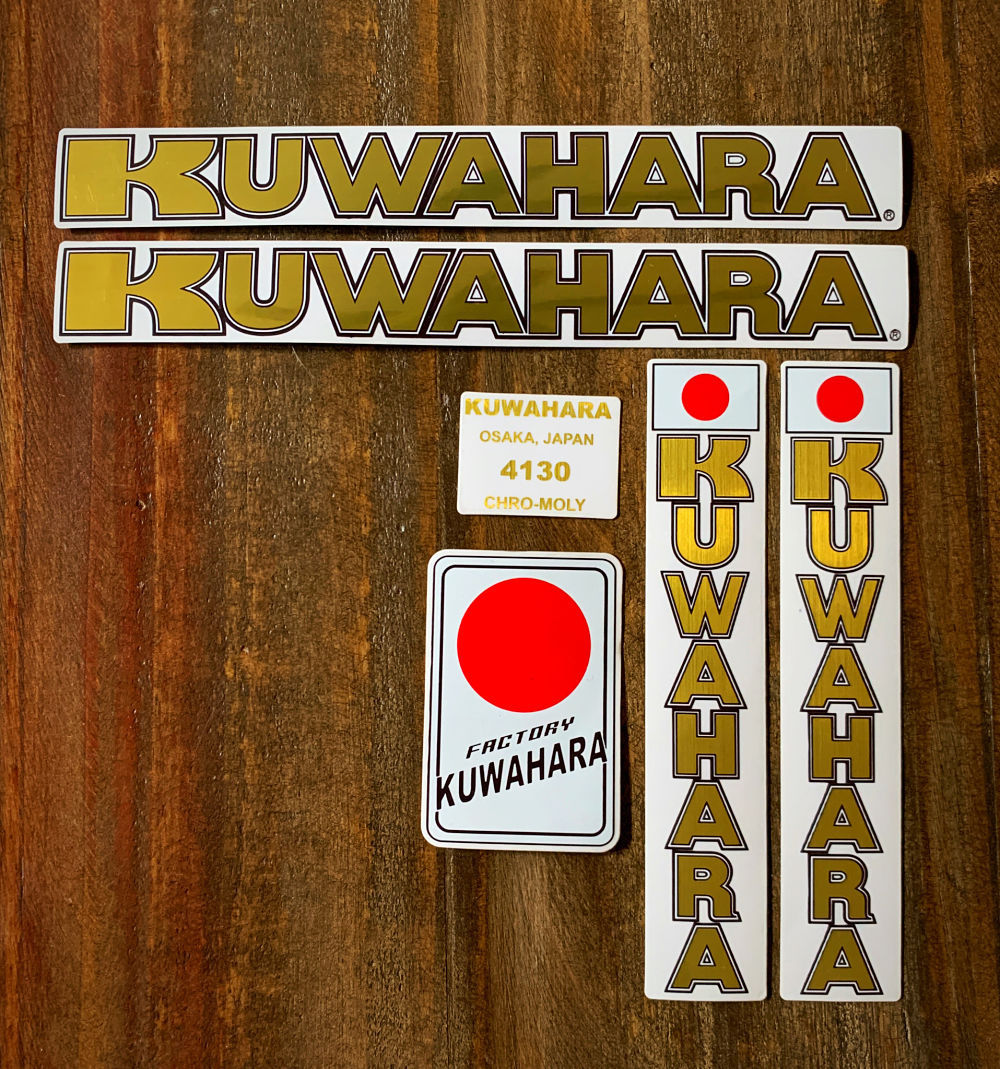 gold kuwahara kz-01 decal