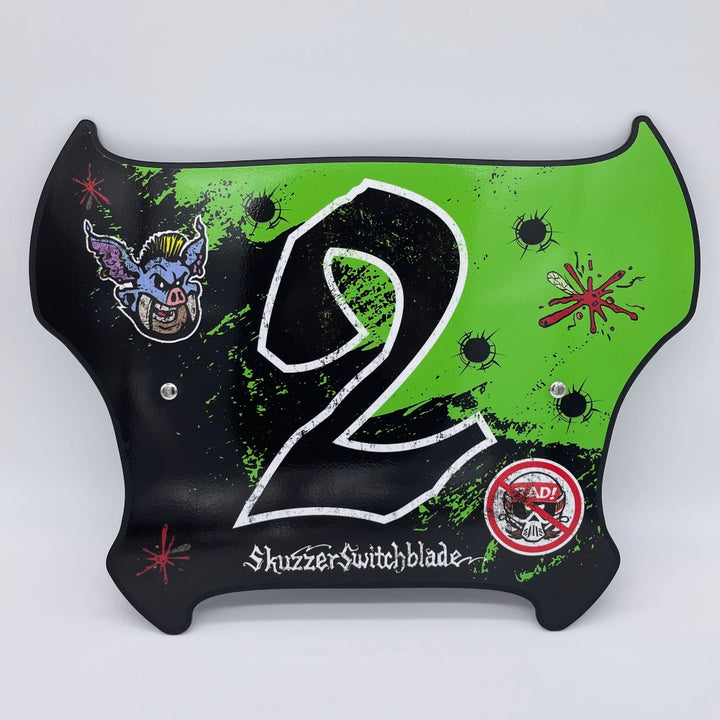 Skuzzer Switchblade Numberplate - by Radical Rick