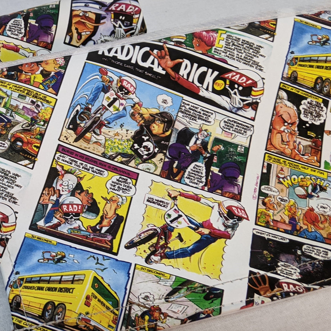 Radical Rick Comic strip, Comics, Damian Fulton, Flite BMX Pad set, cartoon