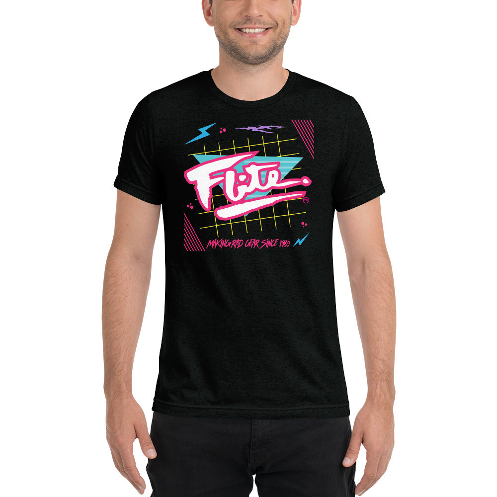 Flite Mid-school T-shirt black pink
