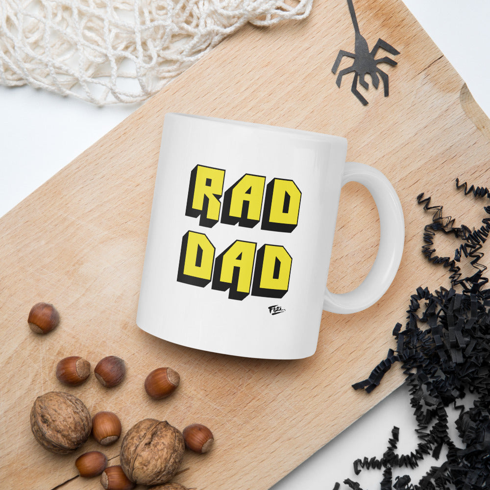 Rad Dad Coffee Mug Yellow